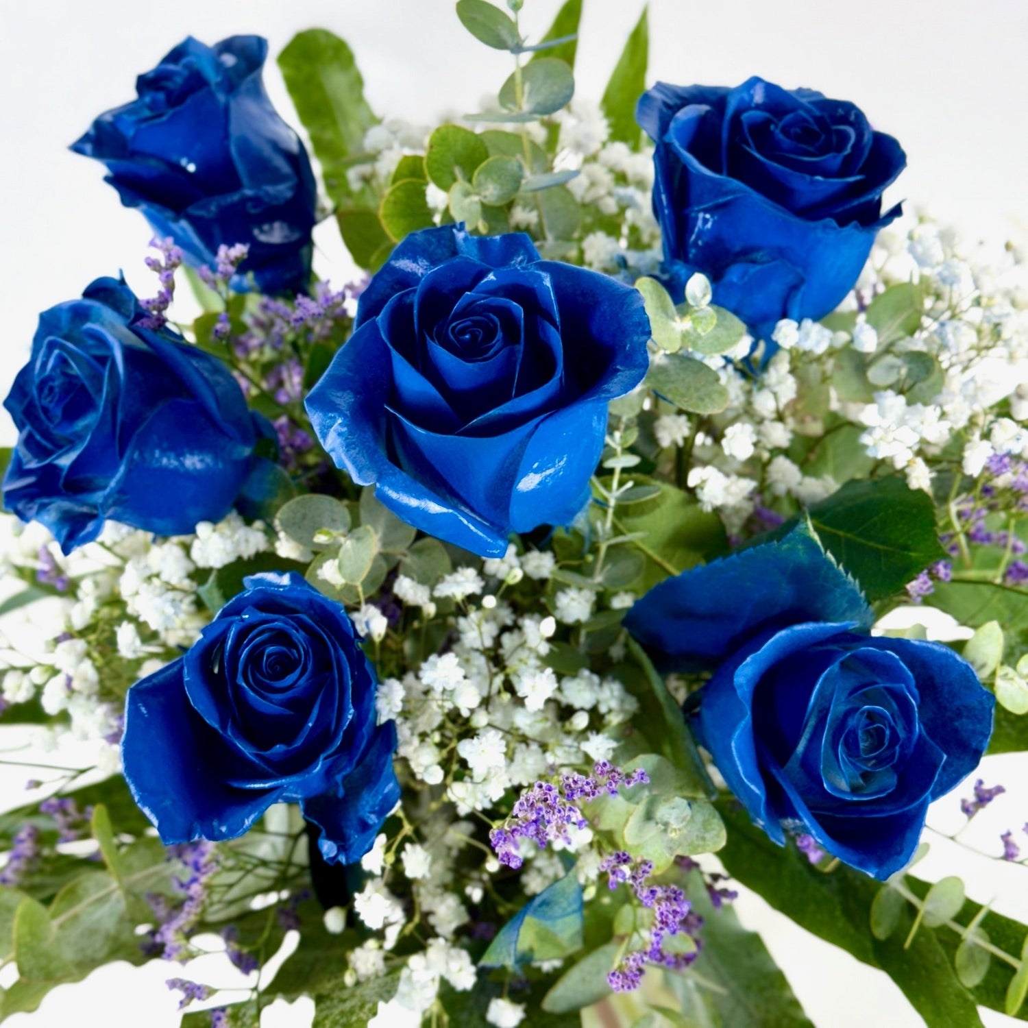 Ramo Azulona – 6 Rosas Azules - Persa Flores