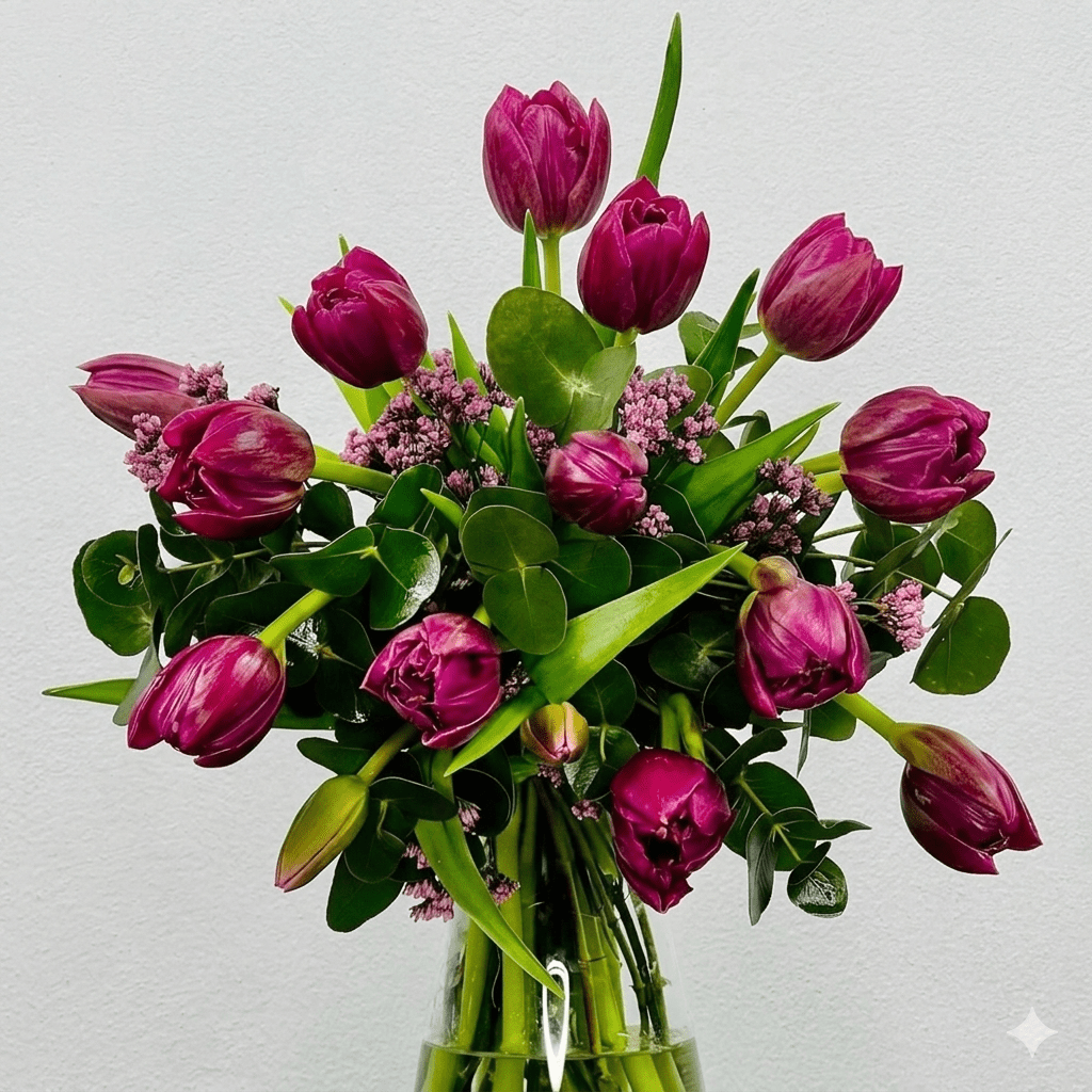 Ramo de Tulipanes Morados - Persa Flores