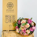 Andrea — flores en tonos rosa, lila, blanco | Persa Flores