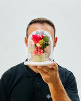 Cúpula Rosa Roja Preservada - Persa Flores