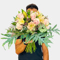 Flamingo — ramo con rosas, lirios, flores mixtas | Persa Flores
